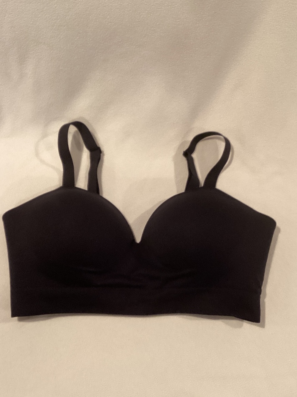 TrueKind Black  Seamless Padded Bralette - Women Intimates